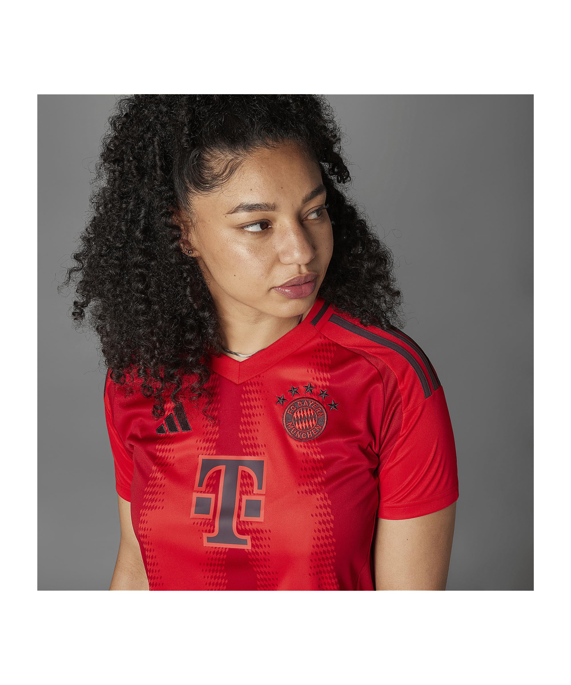 adidas FC Bayern Heimtrikot für Damen, Rot, 24/25