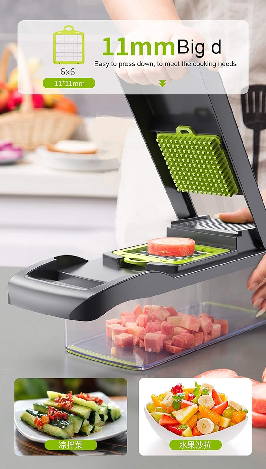 helicopter, multi-function fruit and vegetable shredder, cutting machine, cutting machine, 8 pieces of vegetable slicer, cutting machine/587