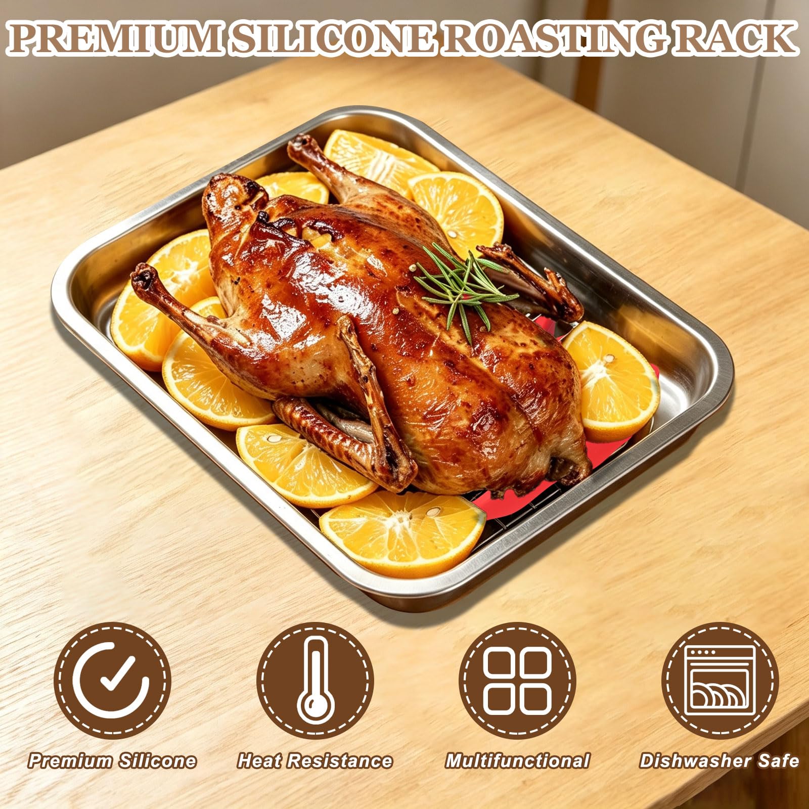 METALLIXITY Rostatura in silicone per forno antiaderente 23,4 x 15,5 cm