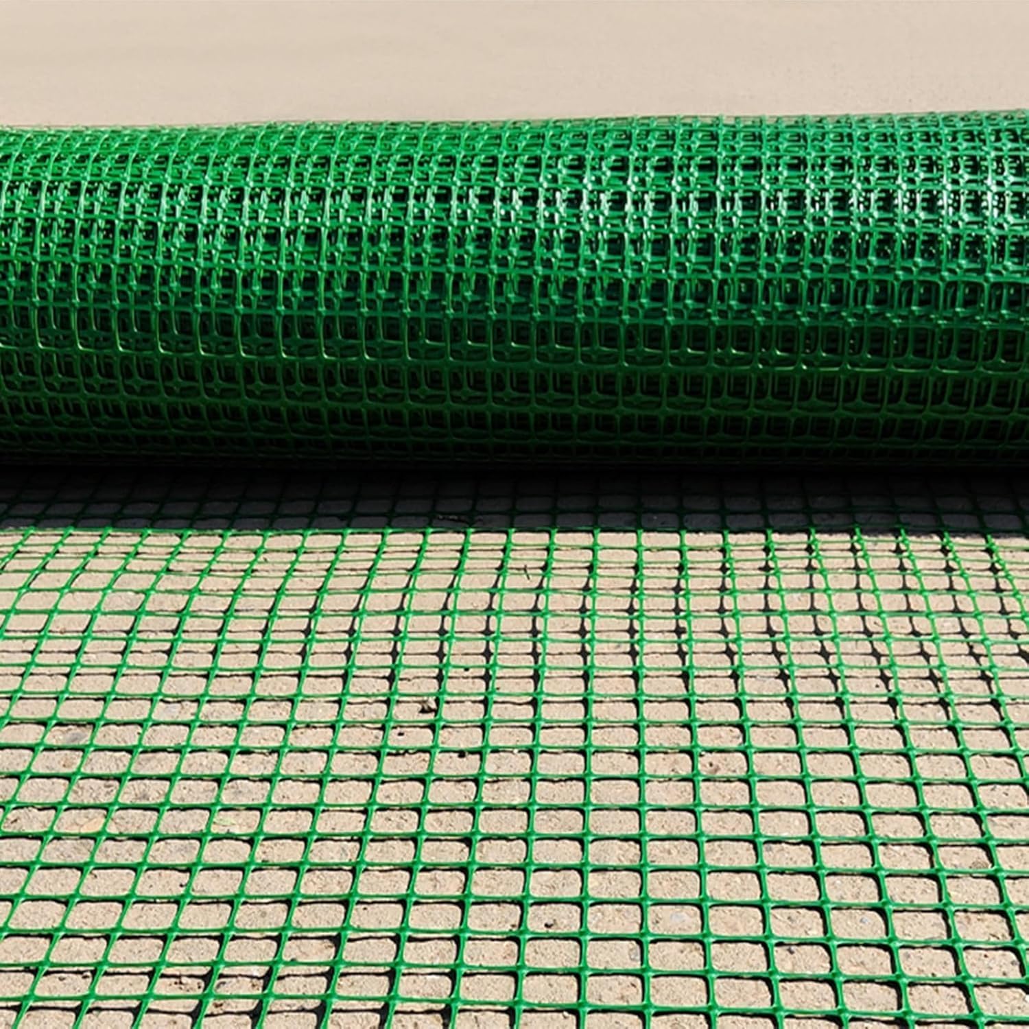 TIST Green Plastic Garden Netting, 50 Cm Long, Cuttable, Poultry Netting, Animal Barrier, Garden Fence, Rolls, for Garden/Paths/Patio Walkways(1.5x50m/4.9x164ft)