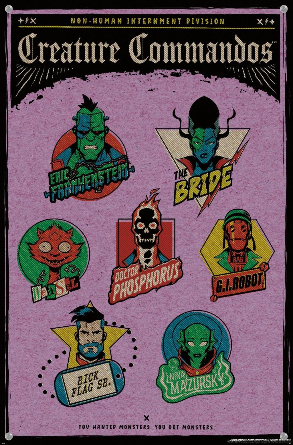 Amazon.com: Trends International DC Comics Creature Commandos