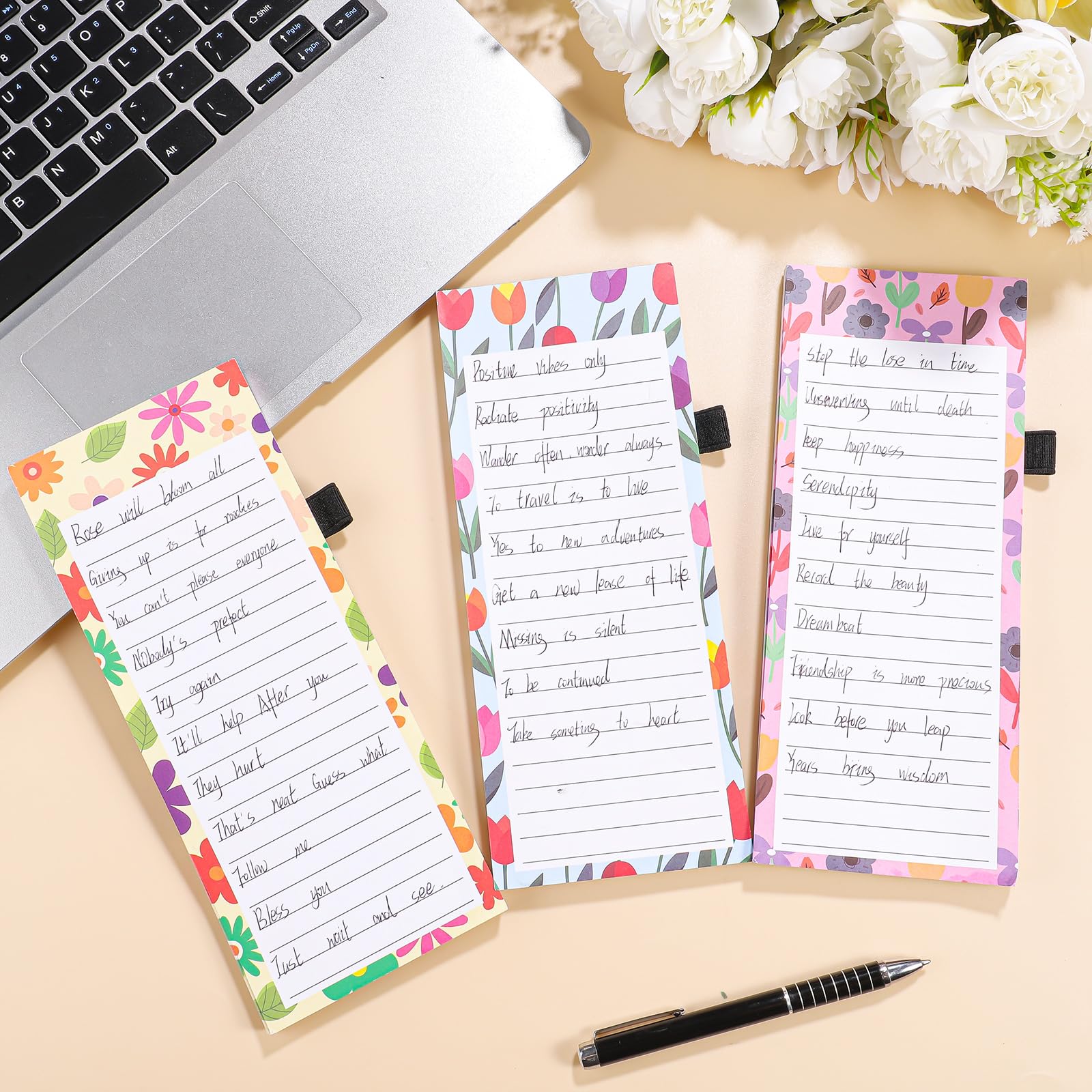 Thboxes 3 Pack Magnetic Shopping List Pad for Fridge To Do List Pad 180 Sheets Tear off Magnetic Notepad for Fridge with Pen Loop for Shopping Locker Filing Cabinet - Image 3