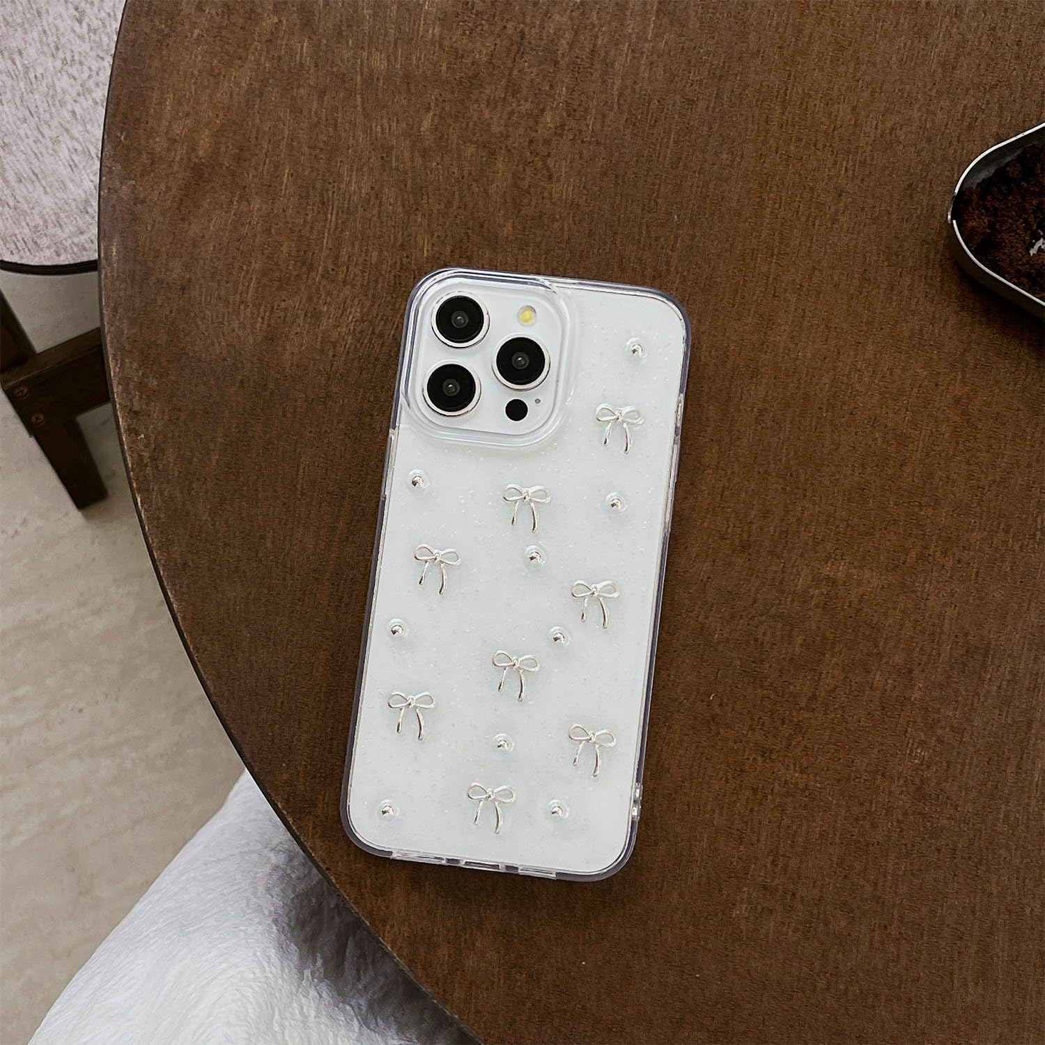 Amazon.com: XQAGU Phone Case for iPhone 13 Pro Max Clear Glitter