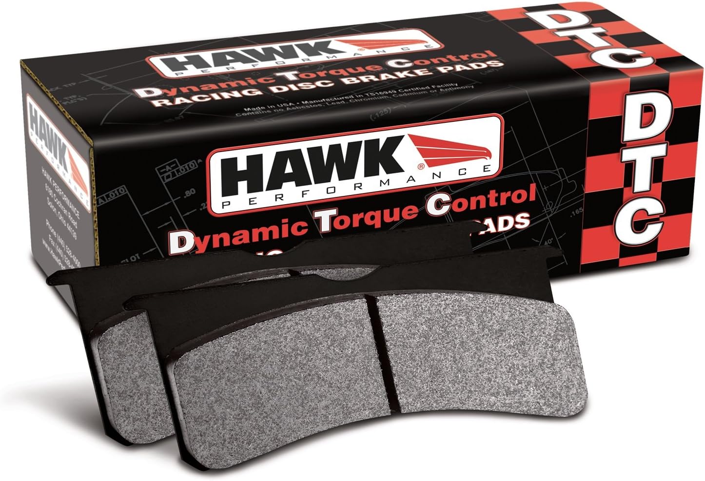 HawkHB764U.628 Performance DTC-70 Race Compound Brake Pad