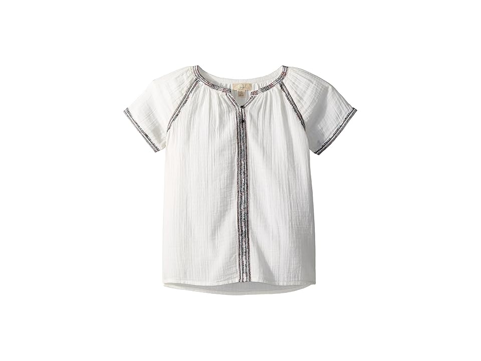 

PEEK Evelyn Top (Toddler/Little Kids/Big Kids) (White) Girl's Clothing