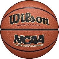 Wilson NCAA Final Four Official Basketball - 29.5" Size 7 & 28.5" Size 6 - Durable Composite Grip for Indoor/Outdoor Play