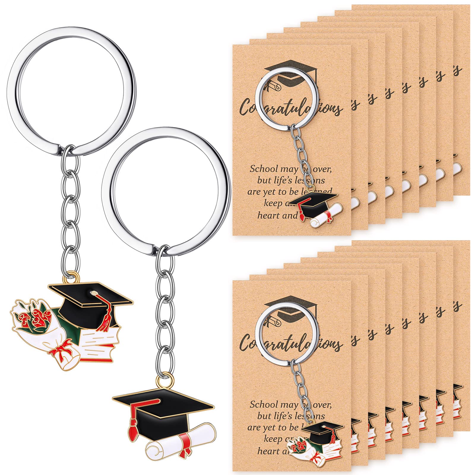 Sureio 16 Graduation Gifts Set Class of 2023 Graduation Keychain with