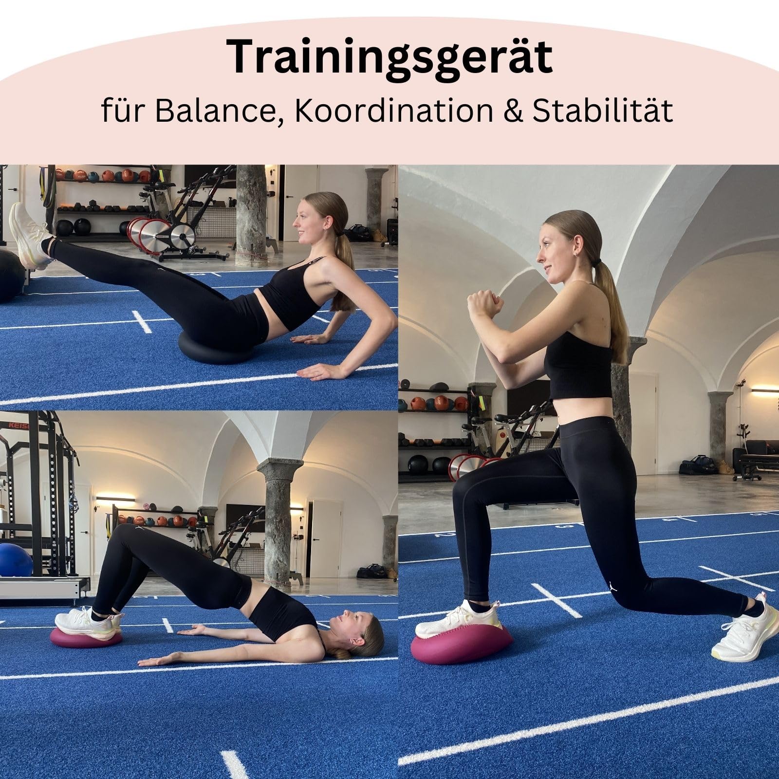 Balance-Kissen 36 cm für Rückentraining, Koordination, Ballsitzkissen, Made in Germany