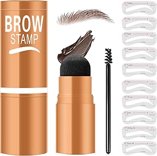 Kit de sellos de cejas y plantillas de cejas,...