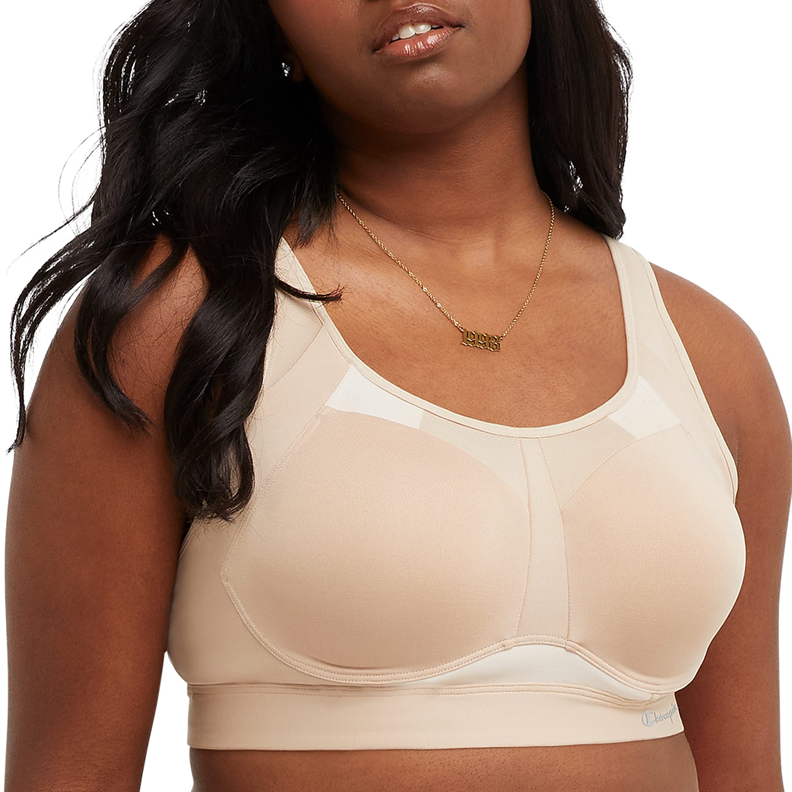 Champion Women's Sports Bra, Motion Control, Underwire Bra, High-Impact Sports Bra (Plus Size)