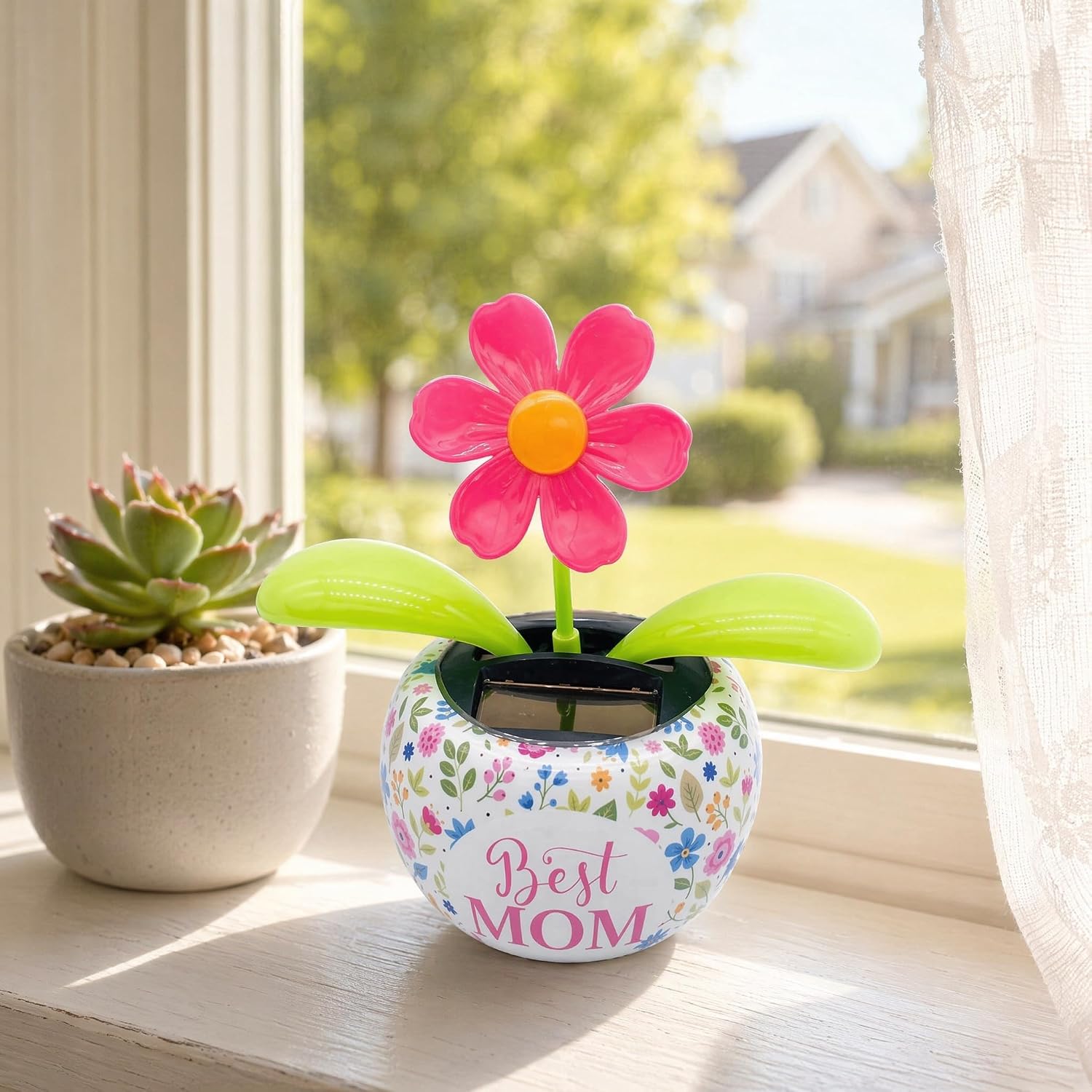 Solar Dancing Car Dashboard Decorations, Funny Solar Dancing Flower Pot image 4