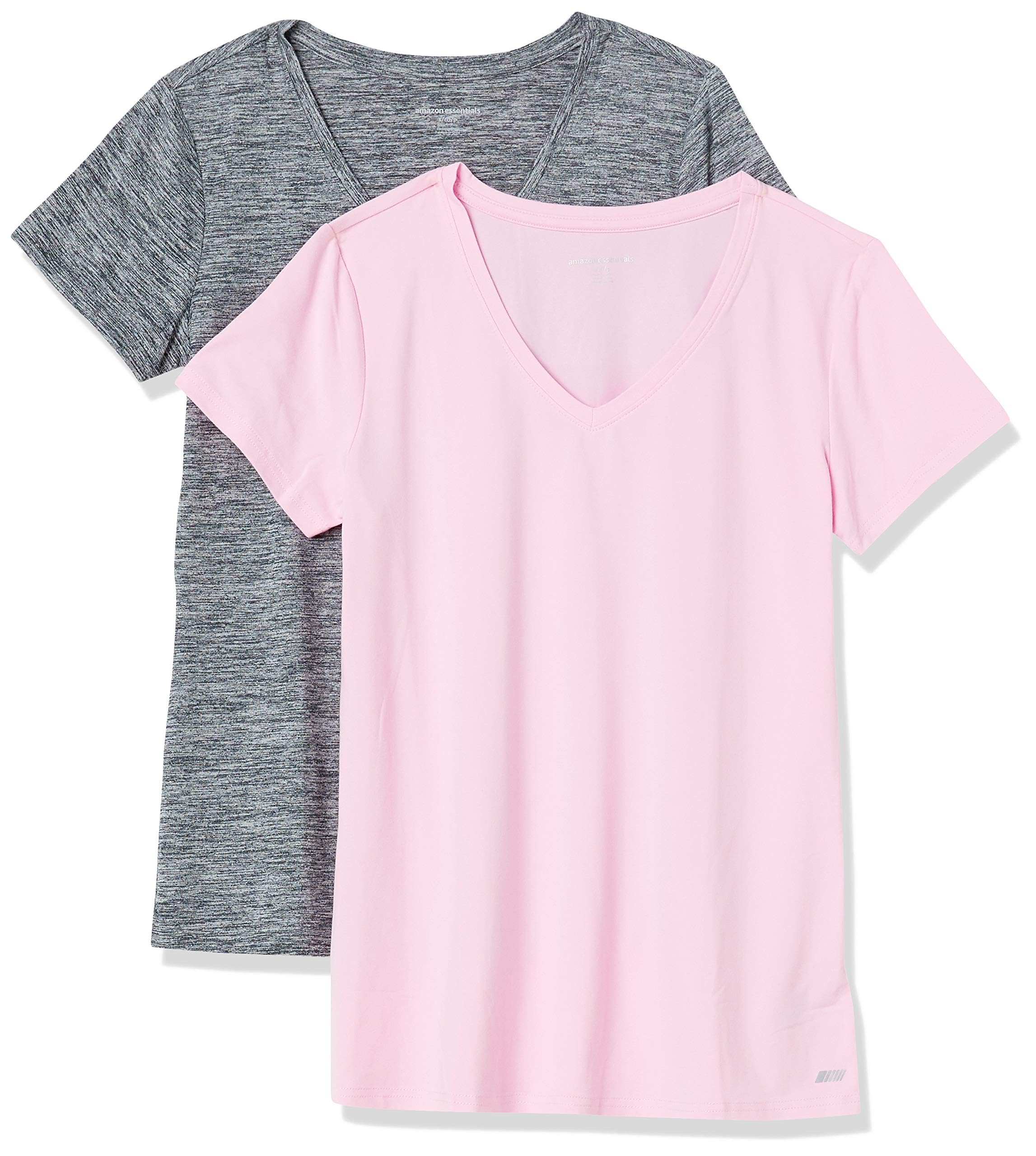 Amazon Essentials Mujer Camiseta Elástica de Secado Rápido, Manga Corta y Cuello en V (Hay Tallas Grandes) — view 21