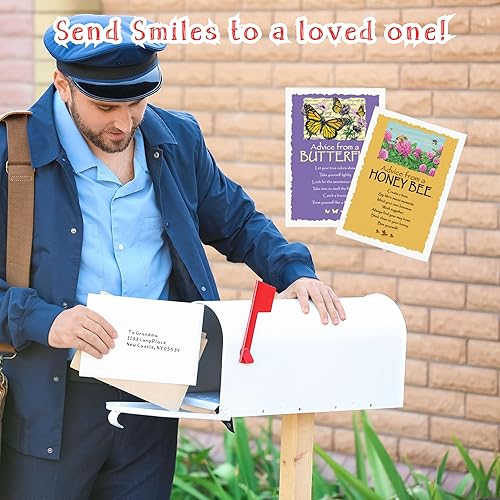 Miniatura 5 de Your True Nature Advice from a River 6 tarjetas de felicitación para todas las ocasiones, tarjetas de aliento sostenibles en blanco en el interior