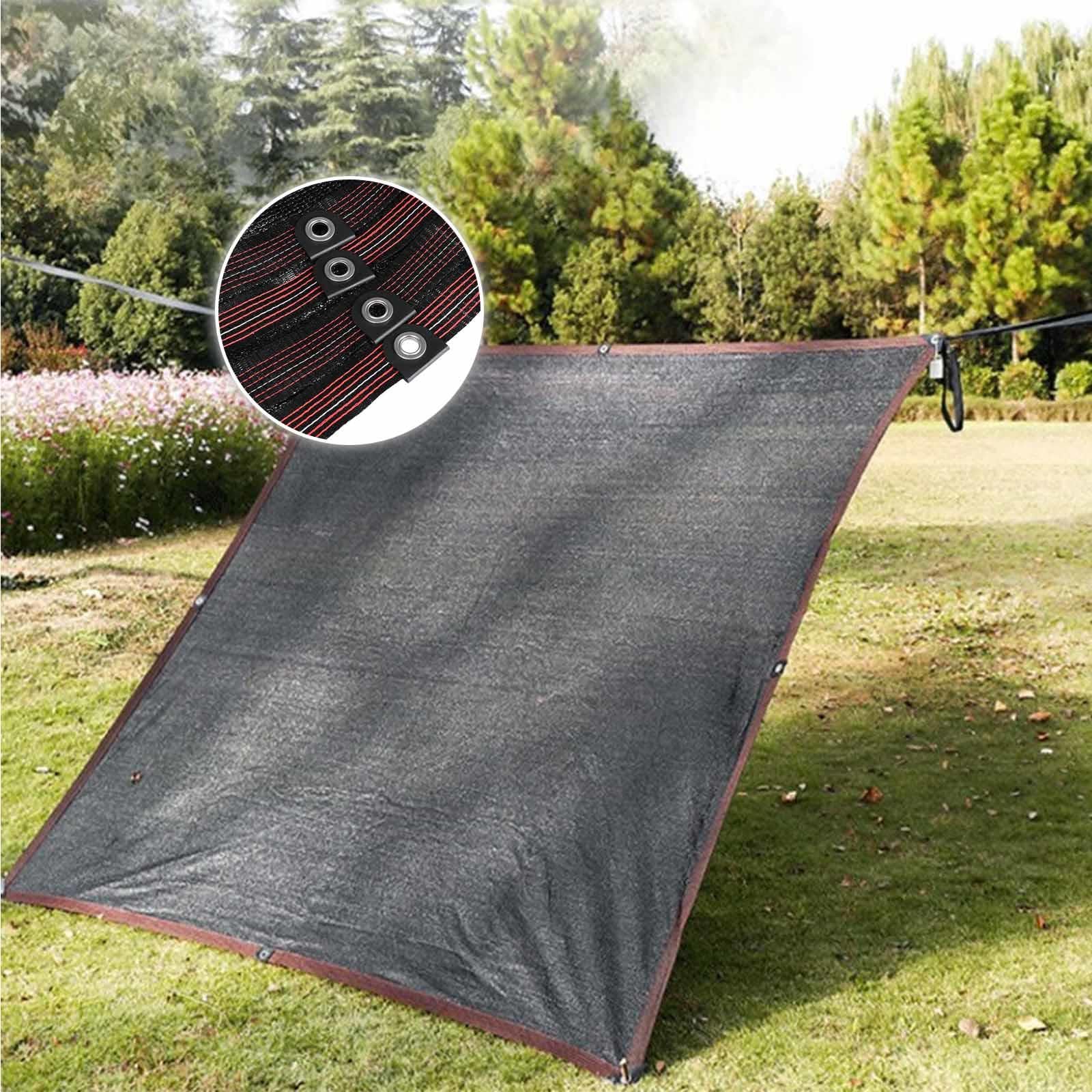 Red de jardín con protección UV de 4 x 8 m, tela de sombra transpirable para invernadero, con ojales, tela de malla duradera para protección de plantas