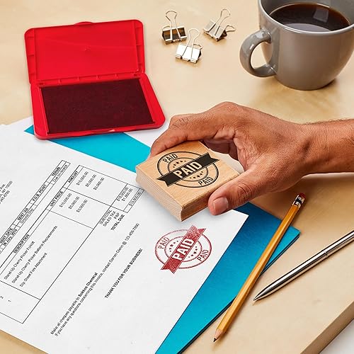 Miniatura 7 de Carter's Felt Red Stamp Pad, 2.75 x 4.27 Inch Ink Pad (21071)