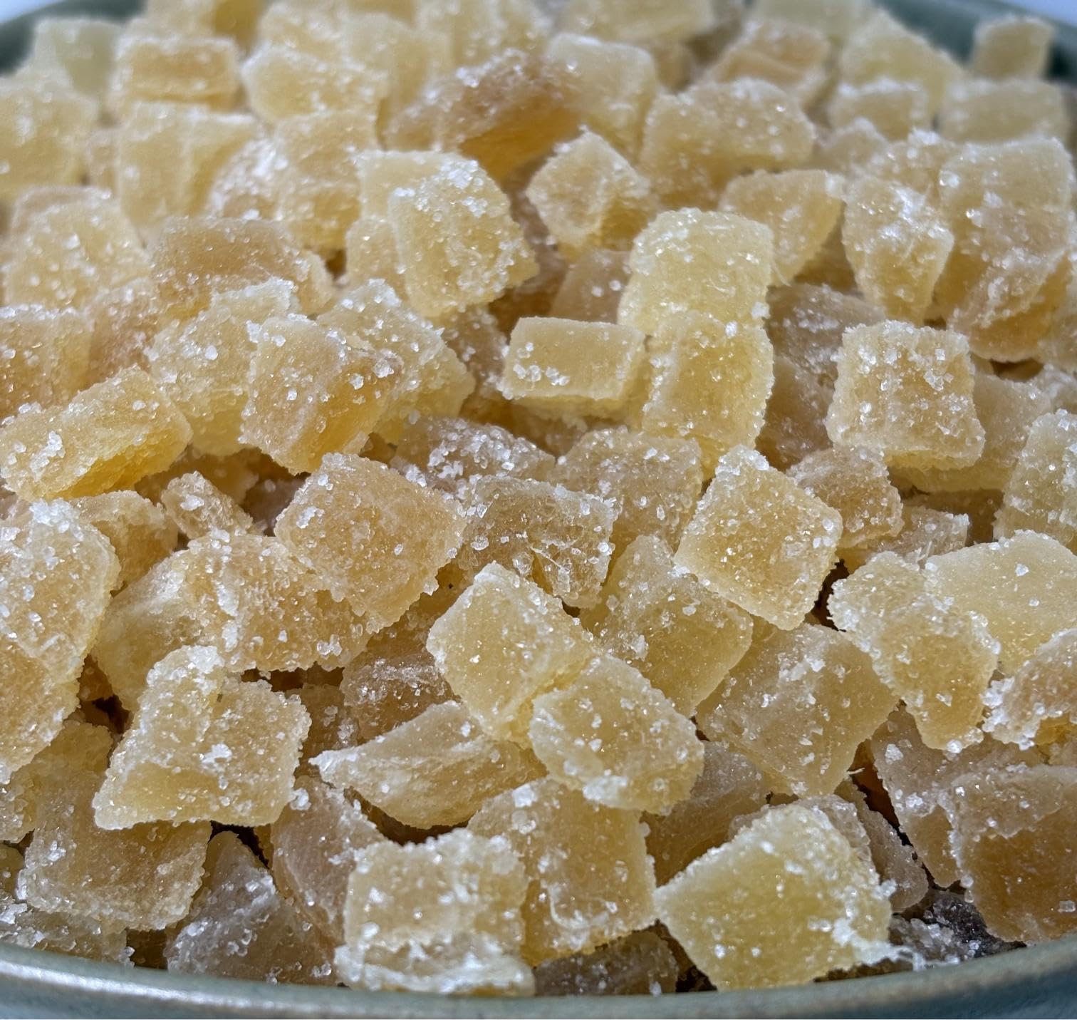 NULTHY - Gingembre Glacé Bio - Fruits Secs - Gingembre Cristallisé BIO - Agriculture Biologique - Sans Gluten - Vegan - 1 Kg