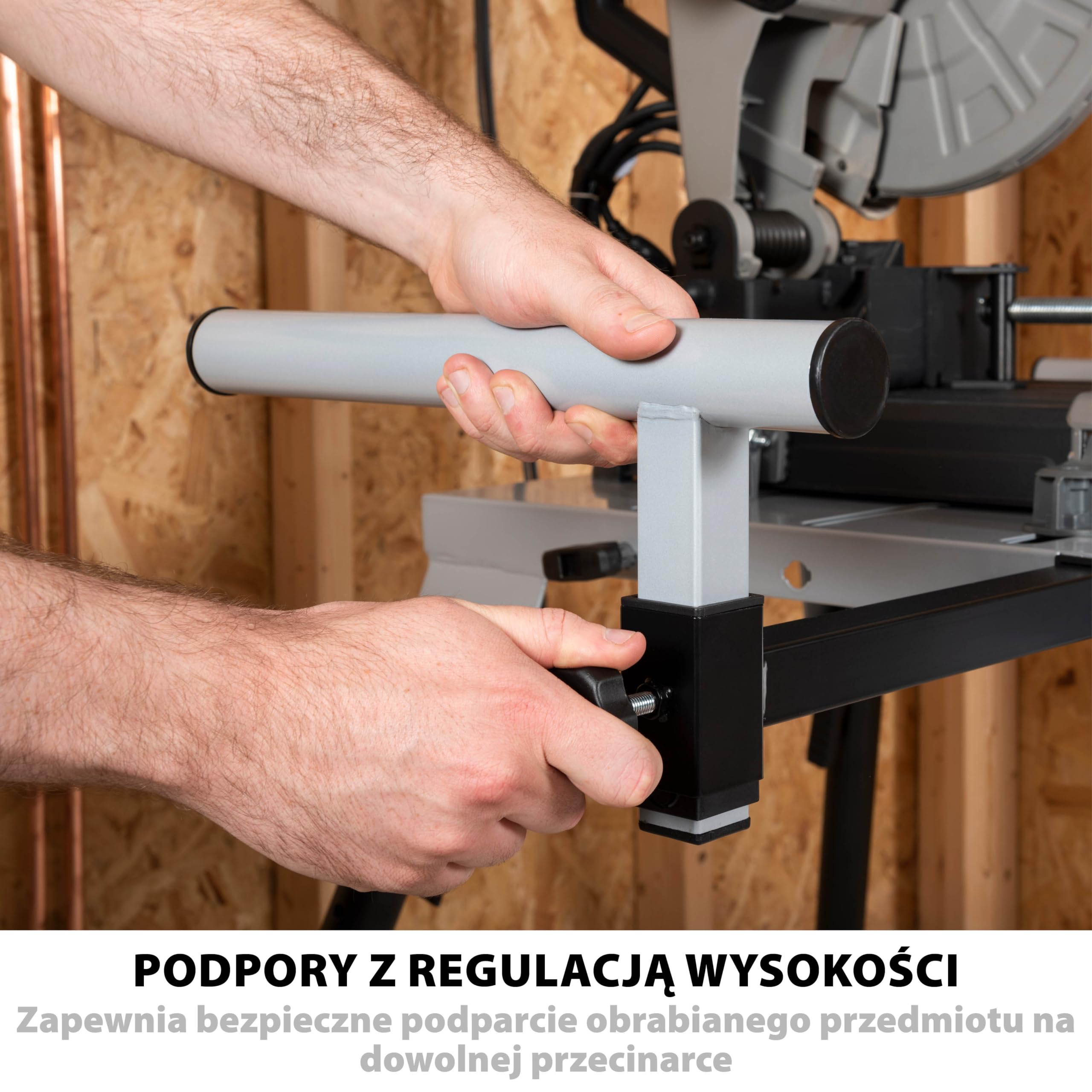Evolution Stół do Piły, Biały/Czarny, do 225 kg