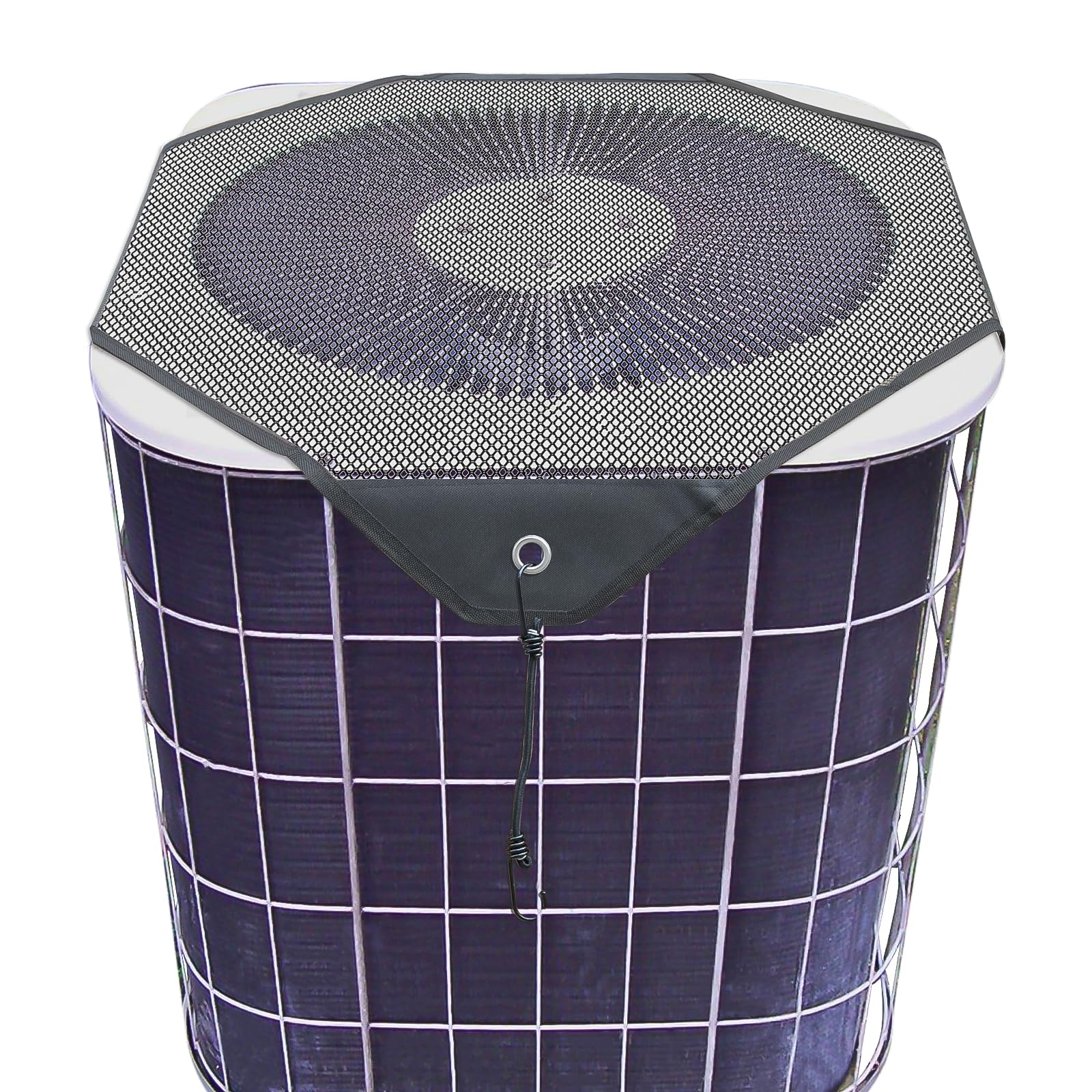 Air Conditioner Covers for Outside, 28'' X 28'' Central AC Cover | Breathable AC Conditioning Condenser Compressor Cover, Top Universal Defener for All Season（Grey）