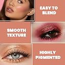 Shryoan Infinity Terracotta Kit with Glittery Stars | for Shimmery Look & Glossy Finish | Highly Pigmented, Easy-to-Blend, Vegan & Cruelty-Free (12.5g) (Multi-1) gallery image