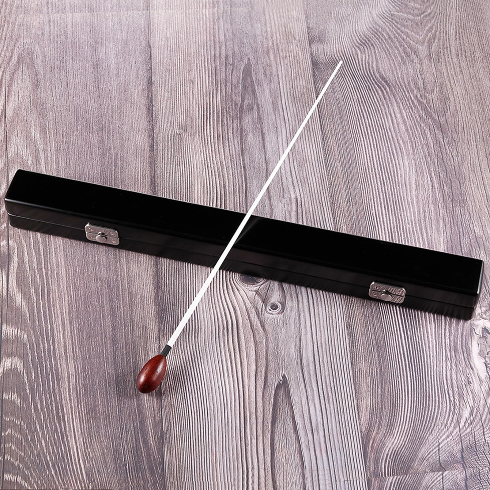 Conductor musical con mango de madera para banda de concierto, líder de sinfonías, accesorio de director coral, mango de madera roja, conductor musical para banda de concierto
