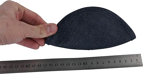 Miniatura 4 de Sombrero kipá de lino para hombres y niños, hermoso, transpirable, cómodo, suave, Yamaka Kippa - para celebrar,