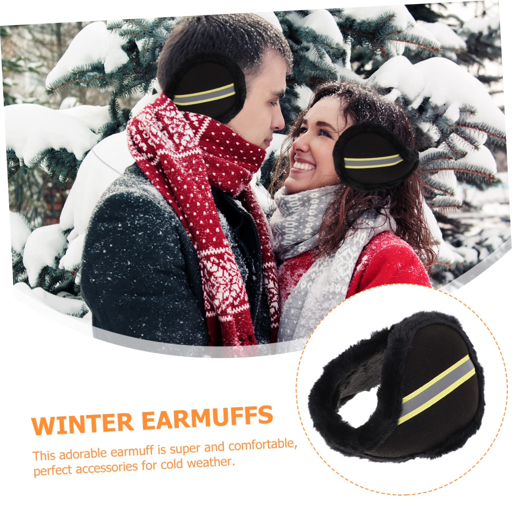 5piezas Calentadores De Orejas Ajustables Para Invierno Orejeras Térmicas Unisex De Diseño Moderno Para Actividades Al Aire Como Esquí y Senderismo