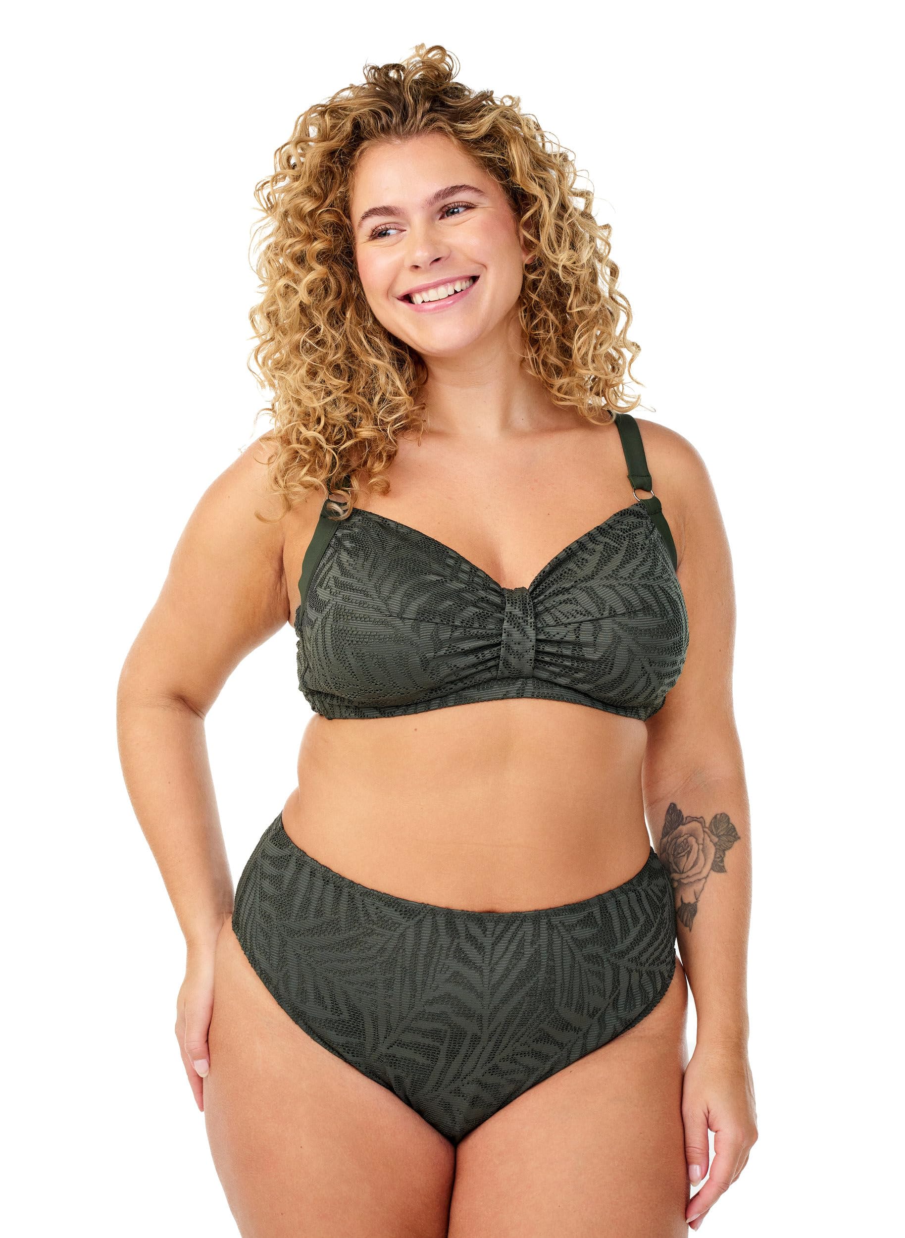 Zizzi Swim by Short de bikini brésilien pour femme Grande taille 42-60