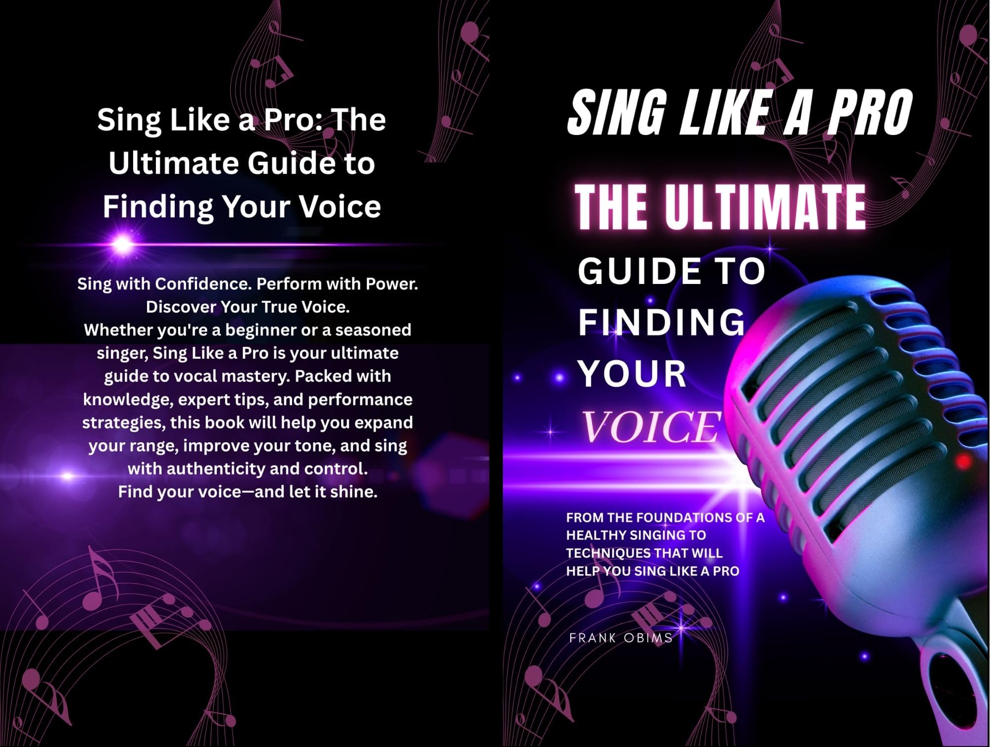 Manuel de chant Sing Like a Pro guide d'apprentissage vocal édition en anglais