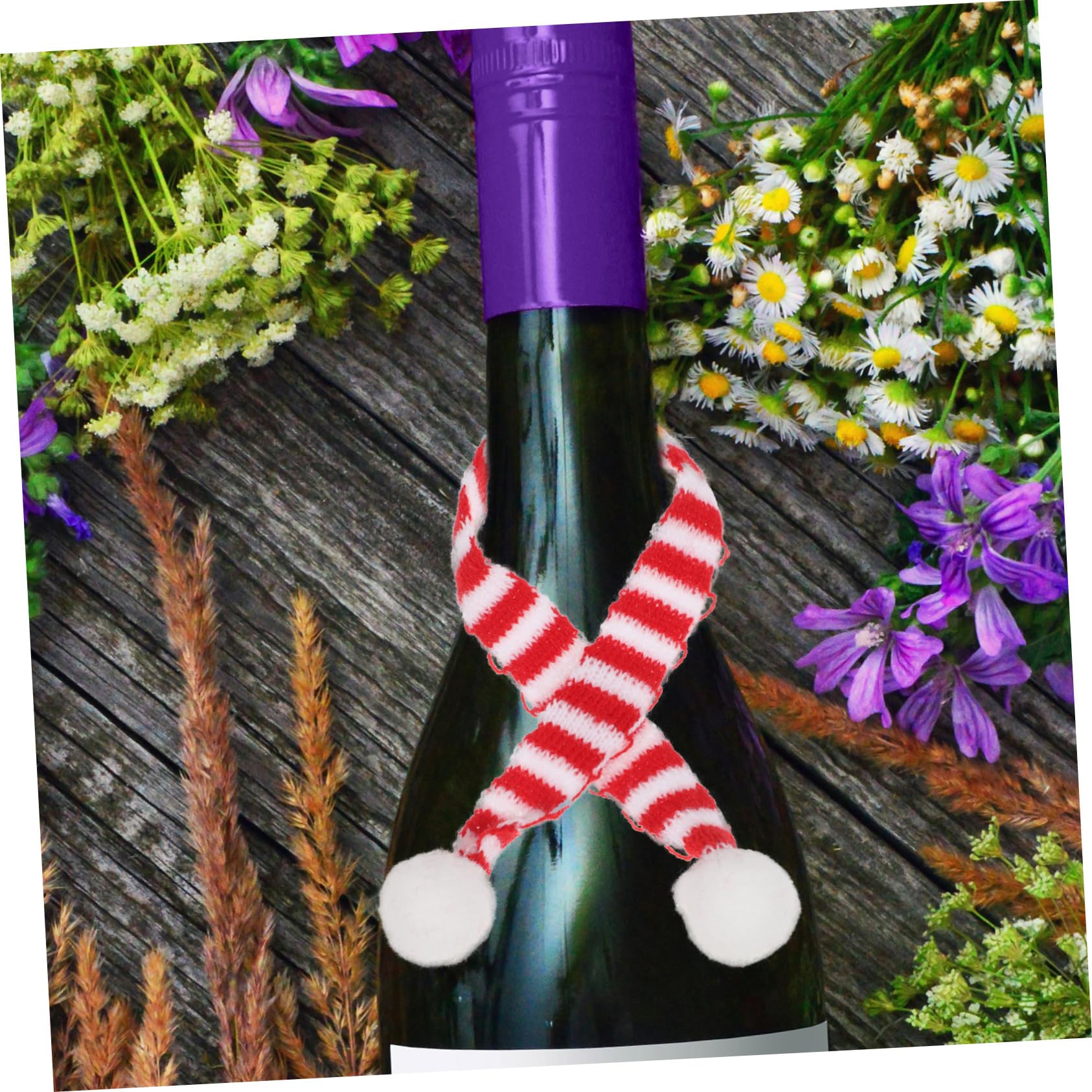 BESPORTBLE mini sciarpa natalizia per feste Natale minuscolo mini sciarpa per della