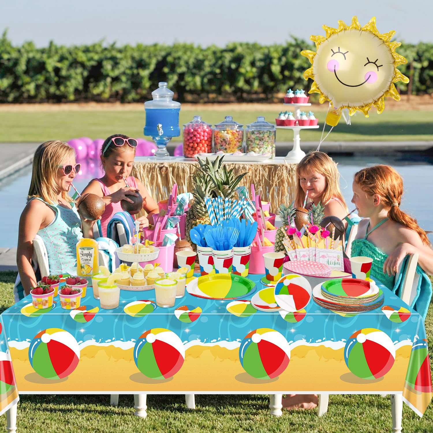 Beach Ball Party Decoration Ideas Turn A Sandbox Into A Centerpiece! A