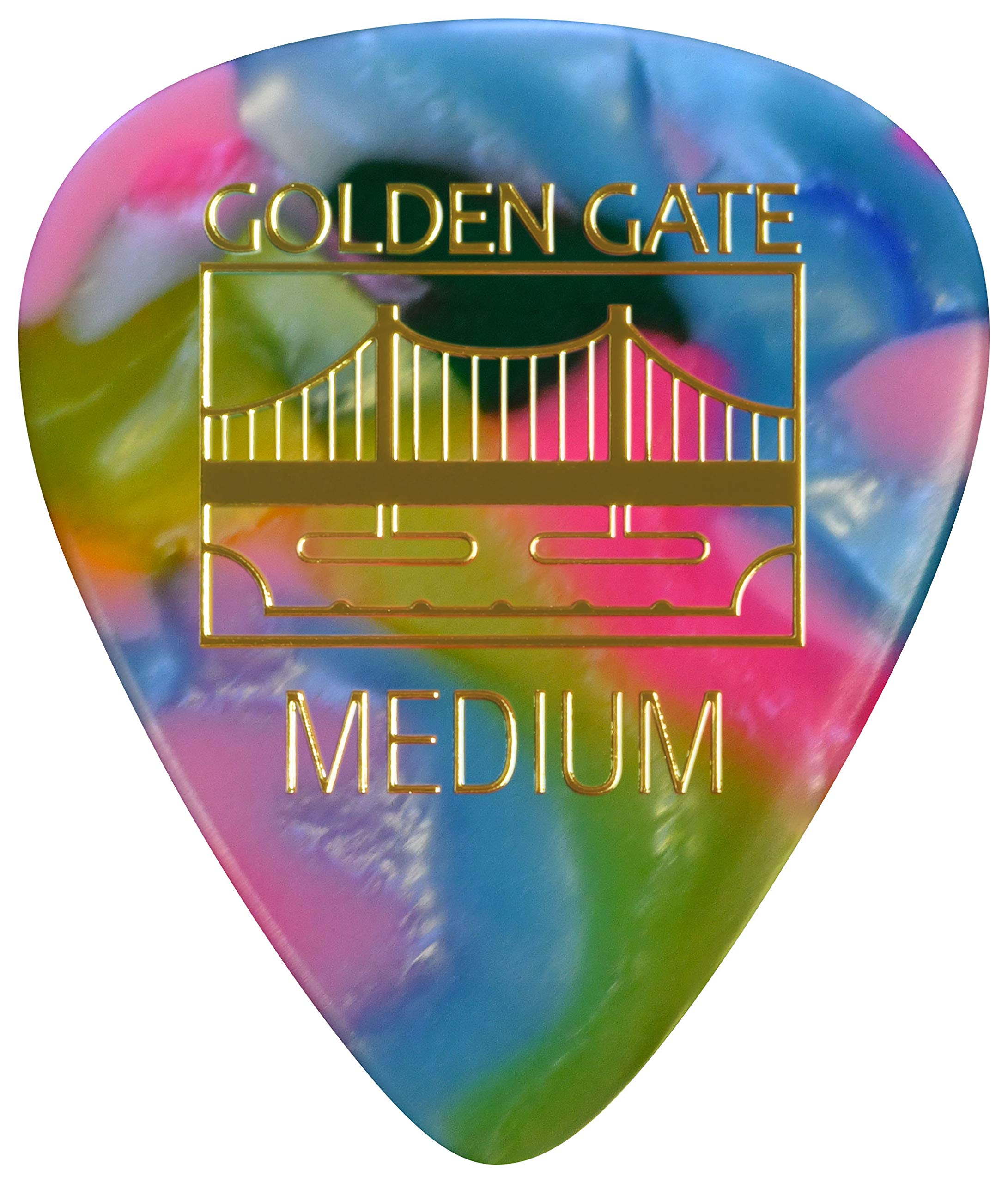 Médiateurs Sideman MP-447 Golden Gate de 0,75 mm pour une attaque nette de guitare - 4