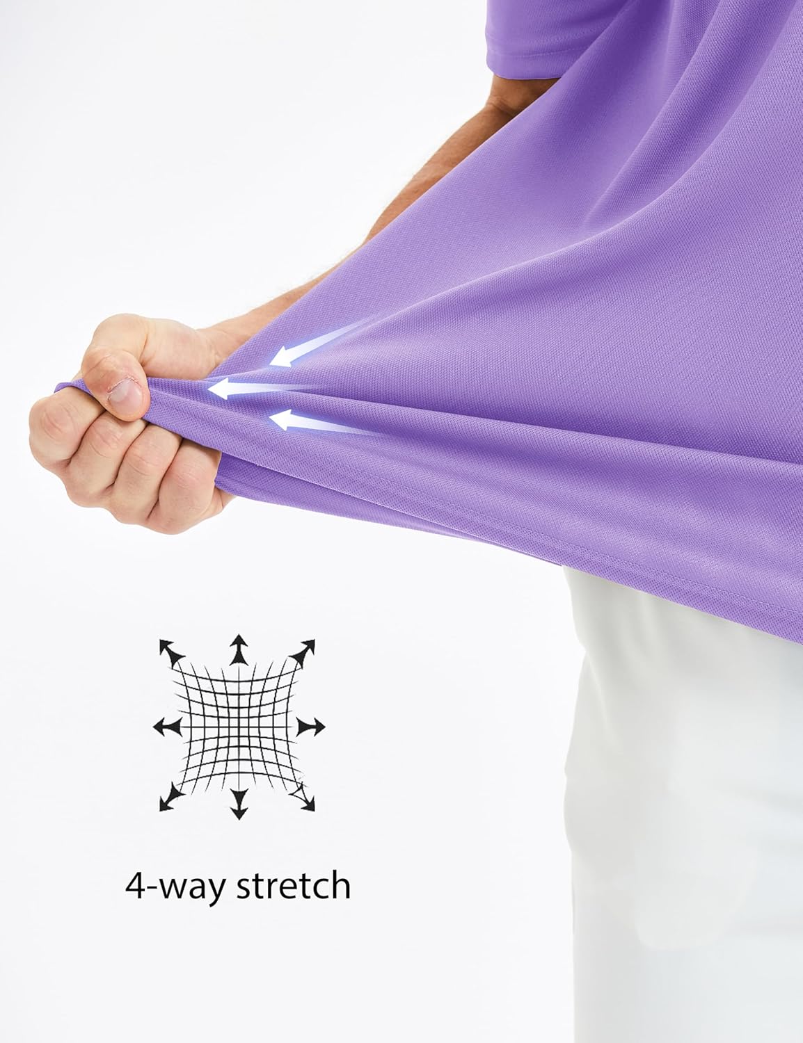 MAGCOMSEN Men's Polo Shirts Short Sleeve Golf Quick Dry Collared Moisture Wicking Athletic Performance Polos - Image 5