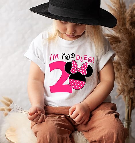 Miniatura 5 de I'm Twodles Second Minnie birthday Shirt 2nd 3rd Birthday Minnie Shirt oh Twodles Minnie Birthday Outfit Minnie Shirts for Girls Toddler Birthday