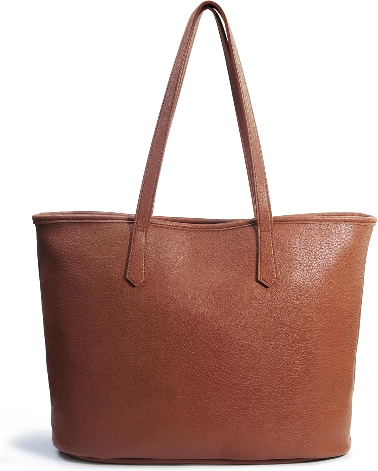 Zipper Tote Bag for Women Soft Vegan Leather Handbag for Work, Travel & Everyday Use