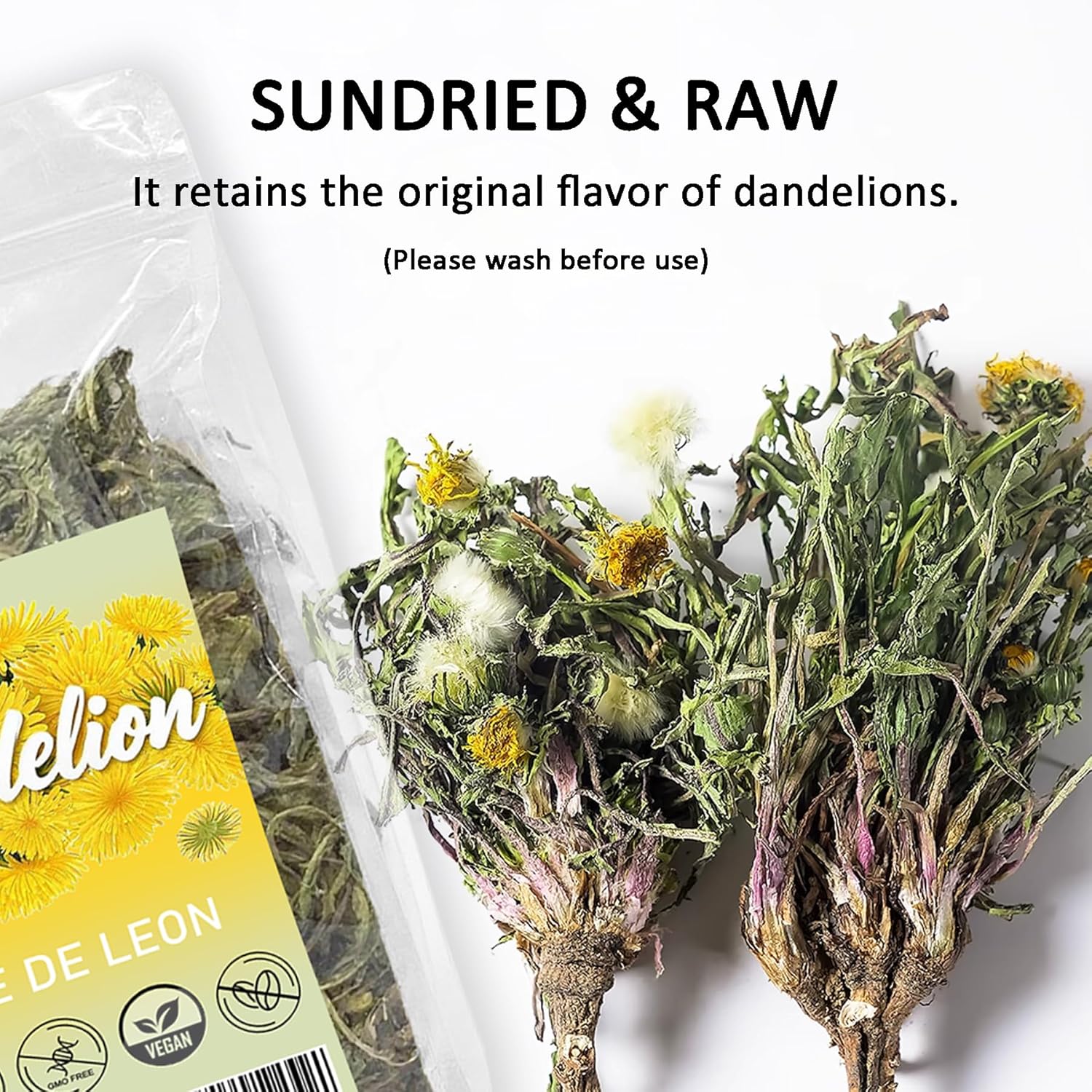 Diente de Leon (Whole Dandelion) - 7 oz Organic Dandelion Root & Dandelion Loose Leaf Herbal Tea for Digestive Support & Liver and Kidney Detox – 100% Natural, Vegan, Non-GMO, Caffeine-Free - Image 4