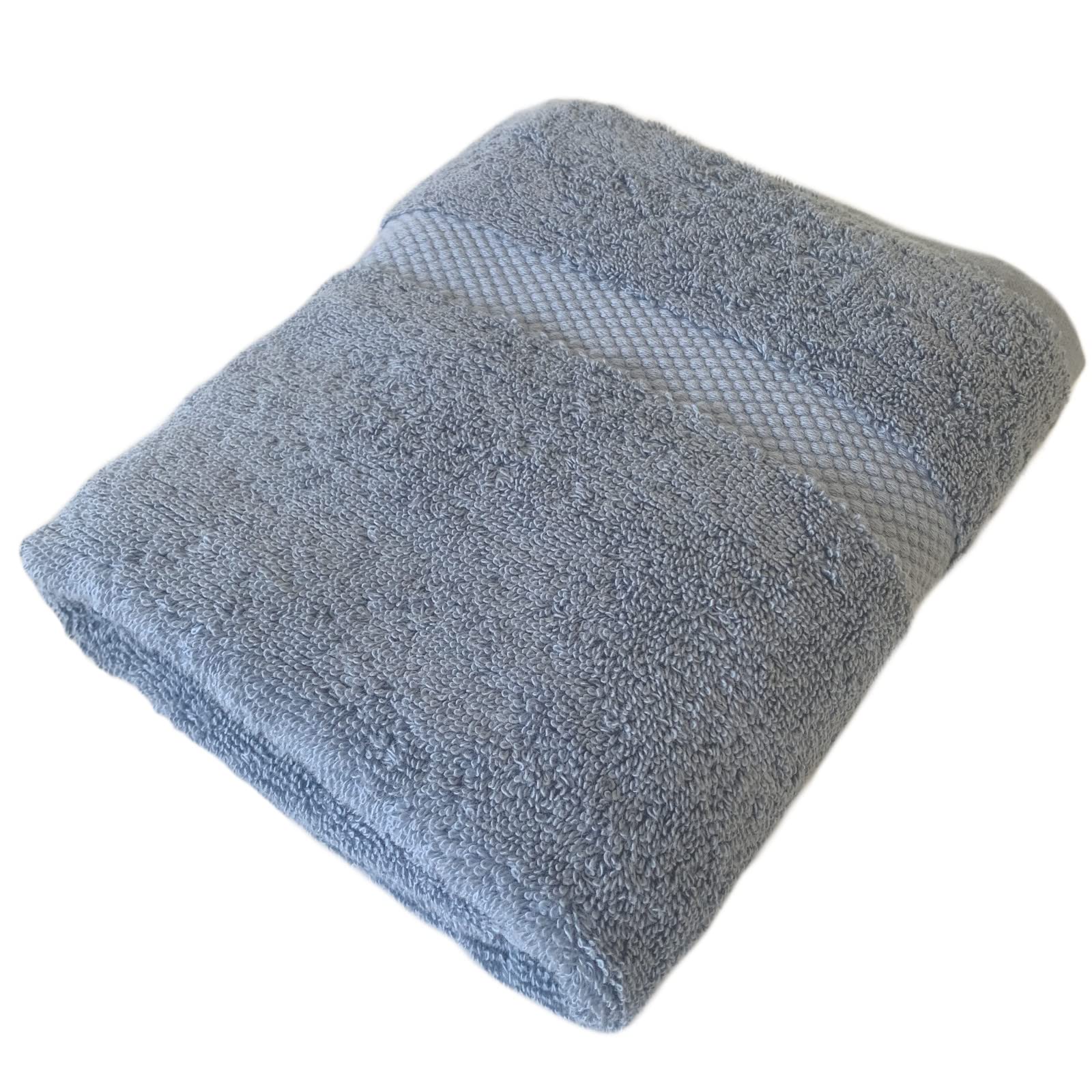 Sue Rossi 100% Egyptian Cotton Towels Premium 600 GSM Thick, Plush & Soft Highly Absorbent, Quick Dry Home Or Hotel Bathroom Towel Lint Free (Hand Towel, Pacific Blue) — image 1
