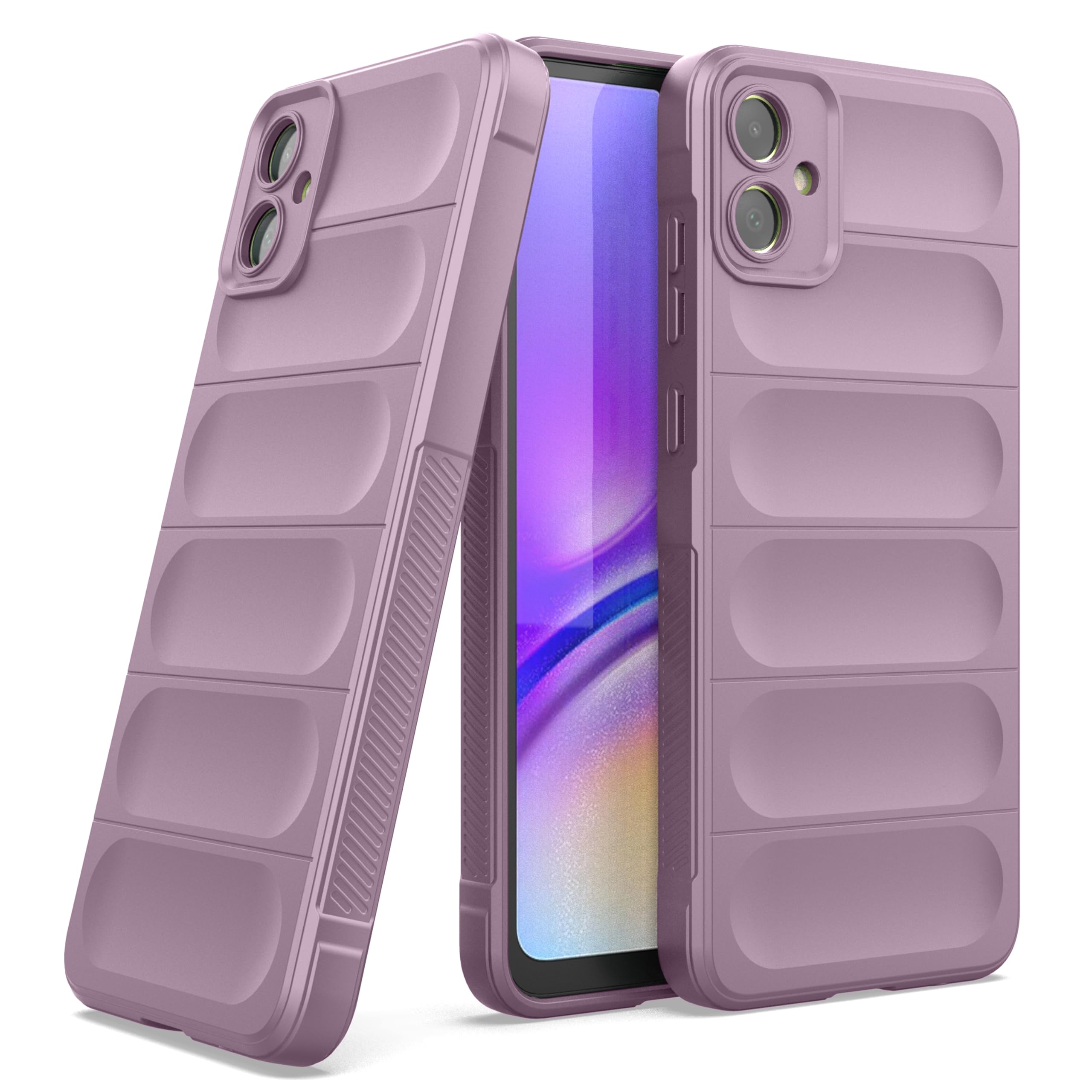 Zapcase Back Case Cover for Samsung Galaxy A05 | Compatible for Samsung Galaxy A05 Back Cover | Liquid Silicon Magic Case with Camera Protection | Lavender