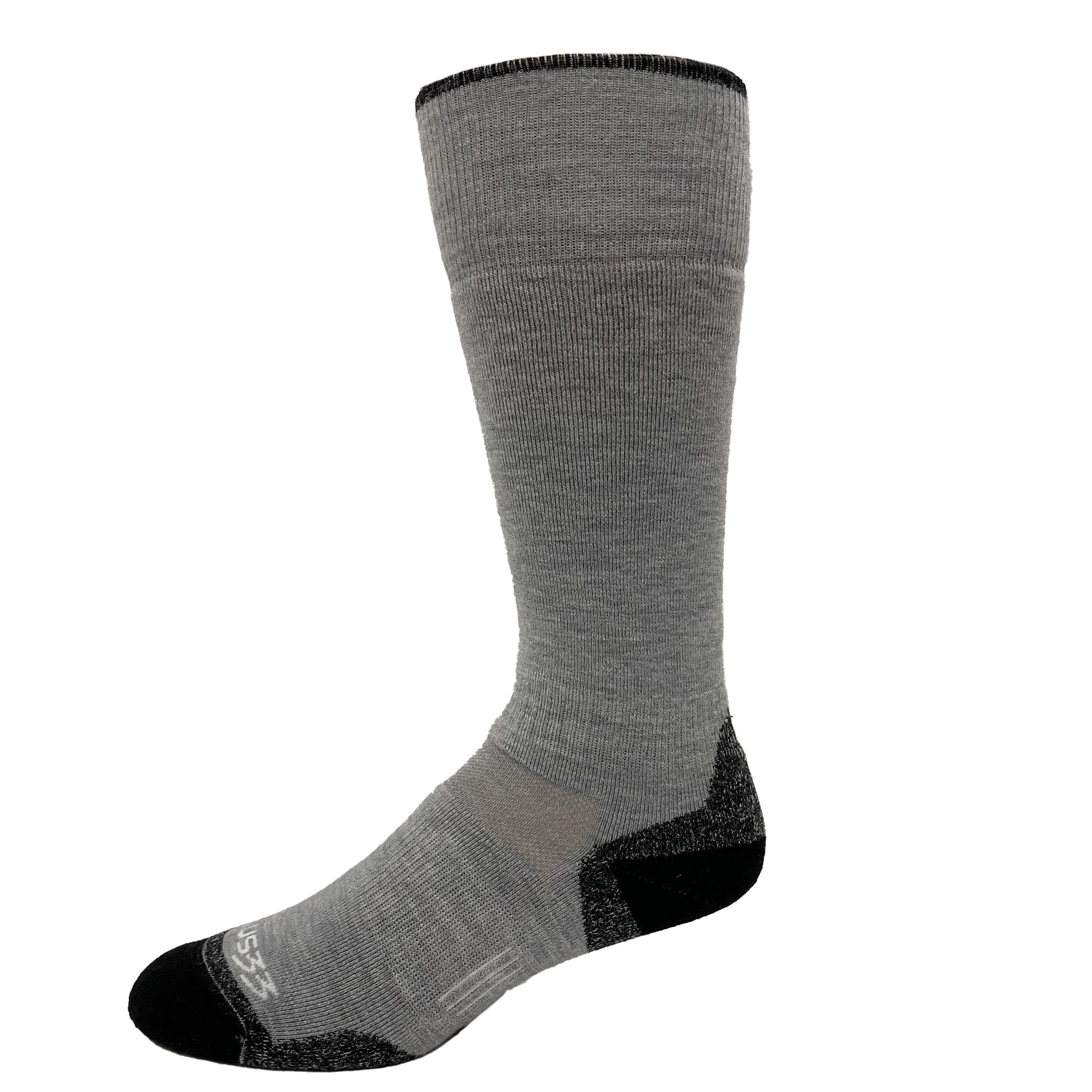 USA Made - Micro Cushion Ski and Snowboard Socks - Over the Calf Socks - Merino Wool - Mountain Heritage