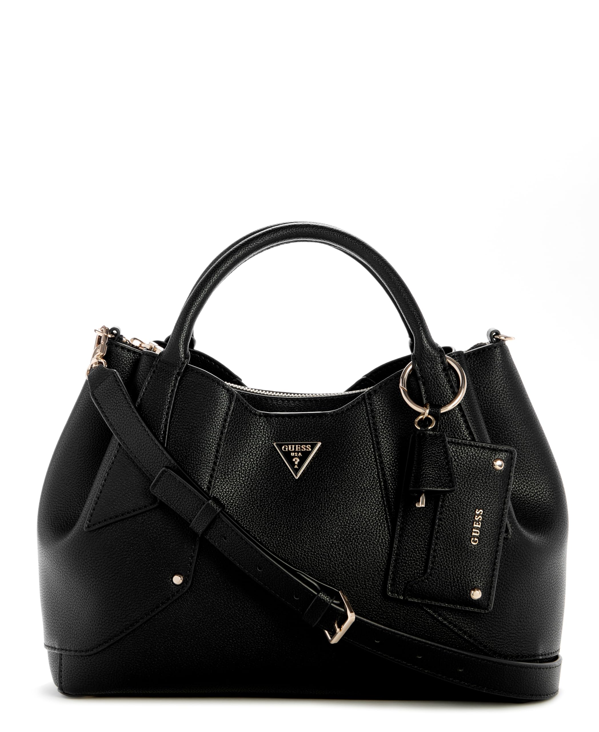GUESS sac à main sac à épaule bandoulière Darcy Girlfriend Satchel Black noir