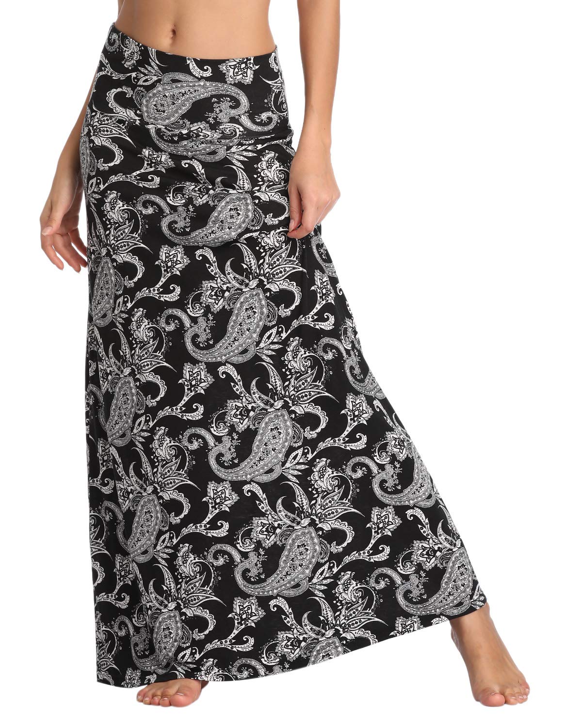 Jupe Longue bohème Douce et Extensible pour Femme