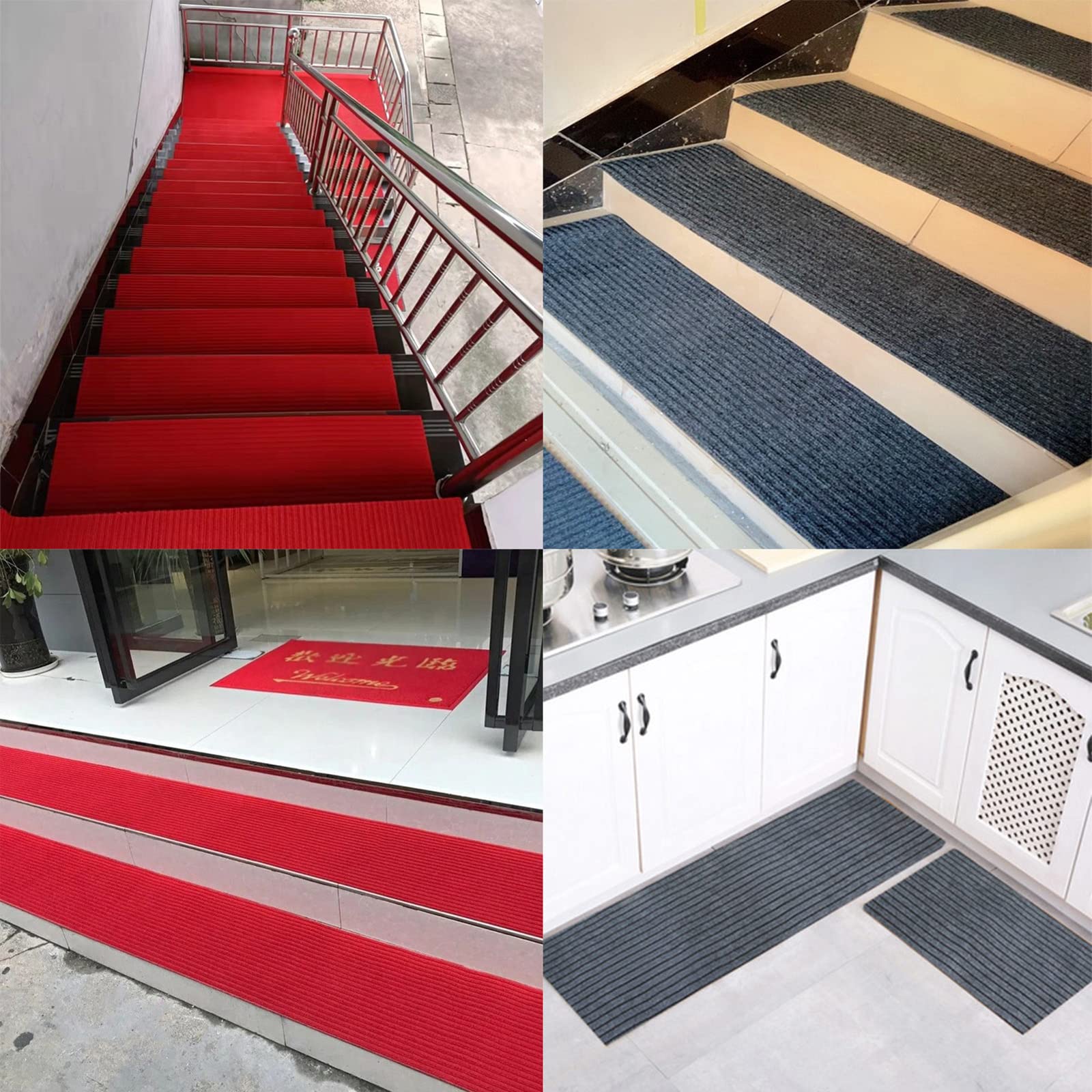 Tappeto Copri Gradini Salva Scalino Scala Adesivo Antiscivolo 100% Made