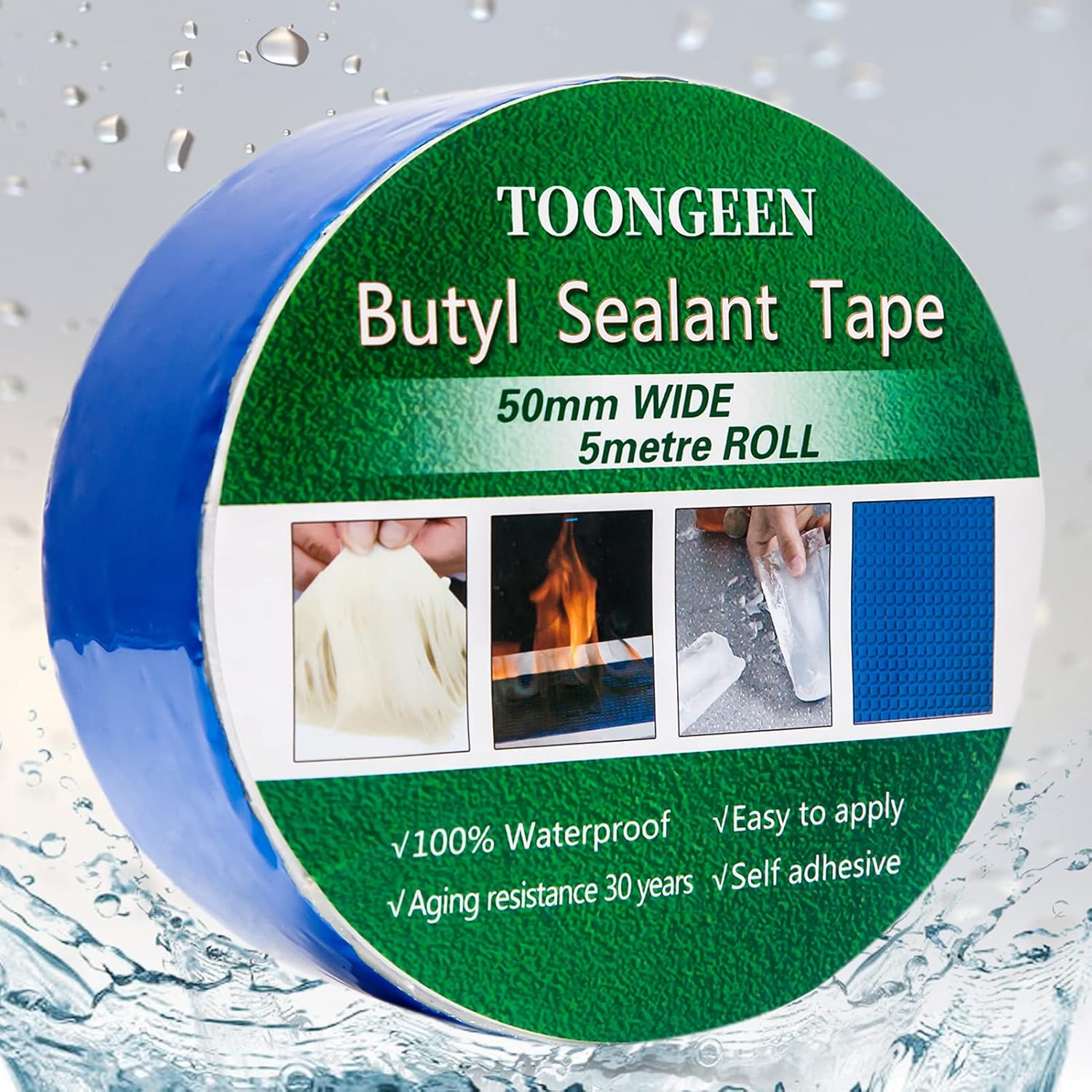 Waterproof Tape Outdoor Use for Leaks and Repair, Strong Roof Sealant