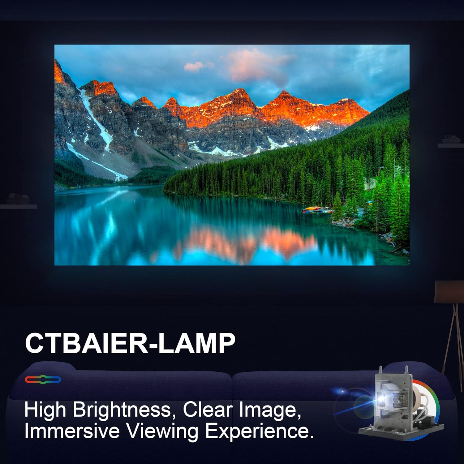 CTBAIER 20-01175-20 Quality Replacement Projector Lamp Bulb for SMARTBOARD 680ix 685iX 885i X885iX UX60 Unifi