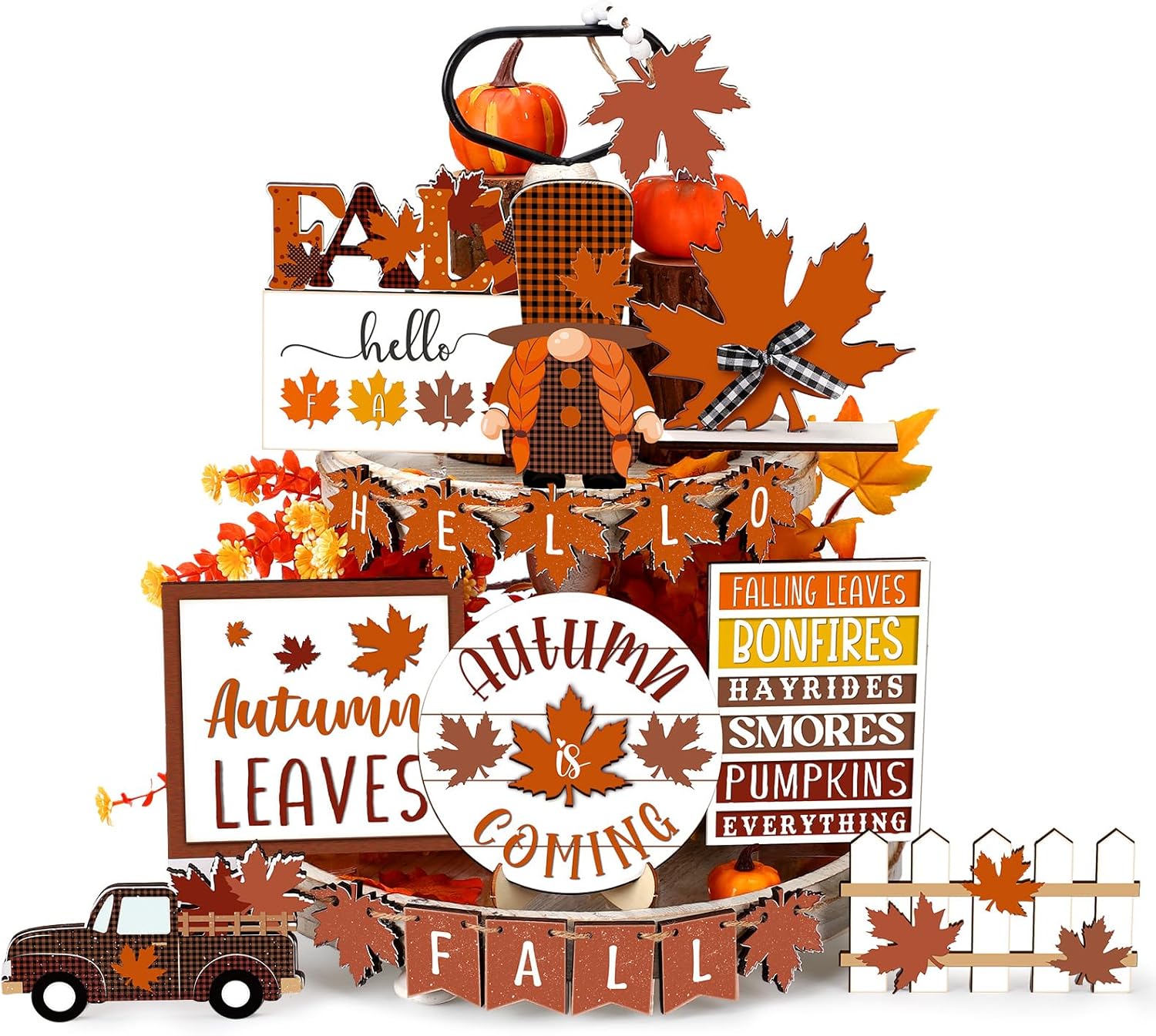 緑の風農園秋の感謝祭」福島民友広告掲載！ – 福島県郡山市三穂田町 | 緑の風農園 21個 感謝祭 ティアードトレイ 装飾 秋 感謝祭 装飾 農家  素朴な木製サイン トラック メープルリーフ ノーム 秋の装飾 暖かい