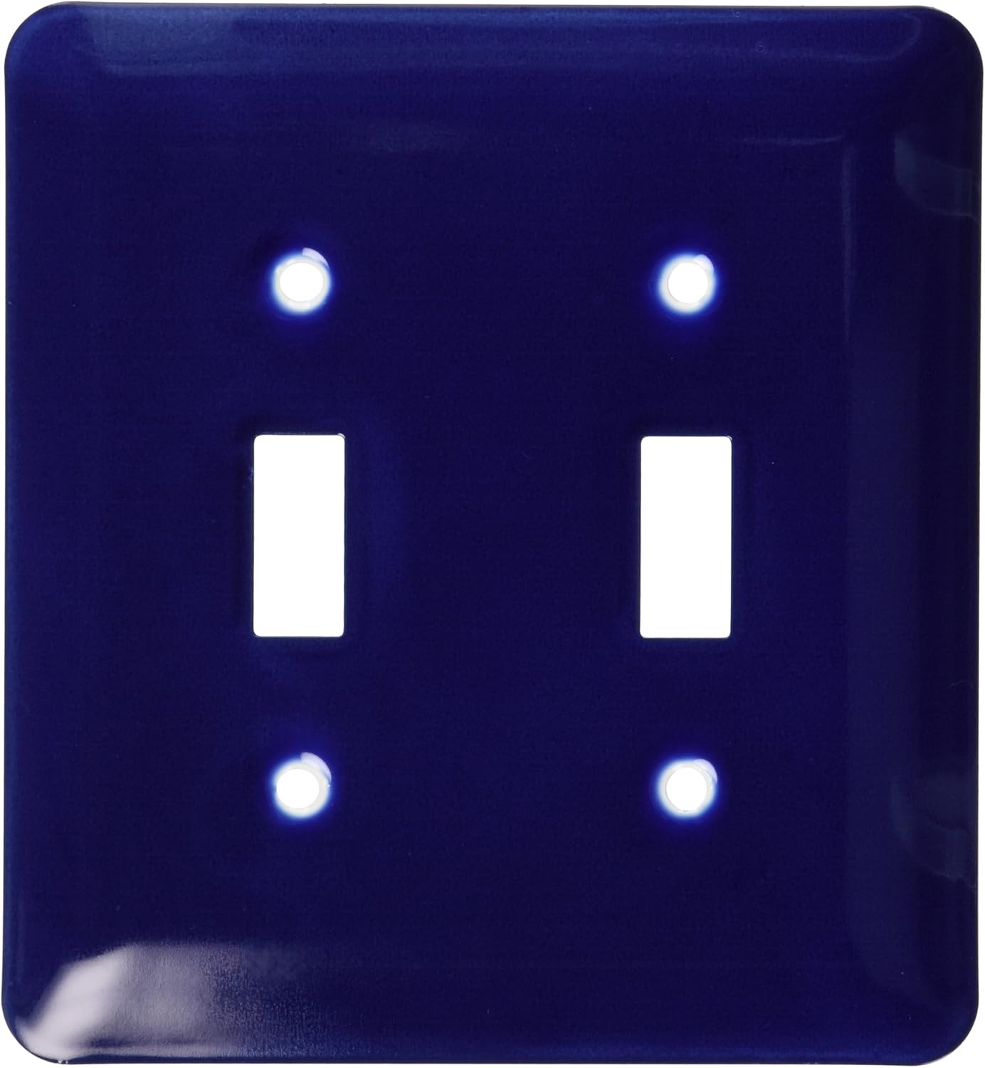 3dRose LLC lsp_30649_2 Navy Blue - Double Toggle Switch