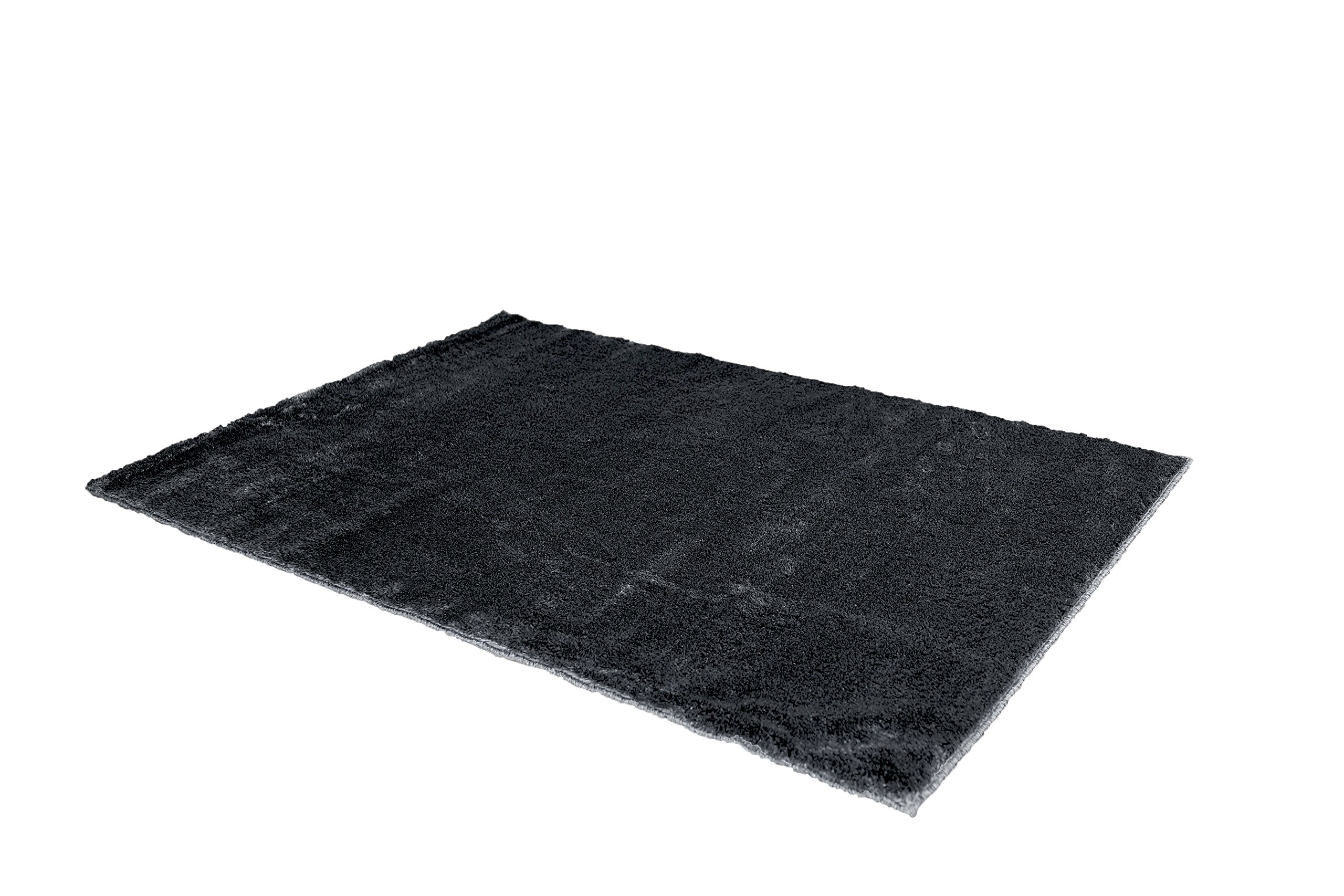 Amazon｜スミノエ(Suminoe) ラグ ブラック 140×200cm 防炎 防