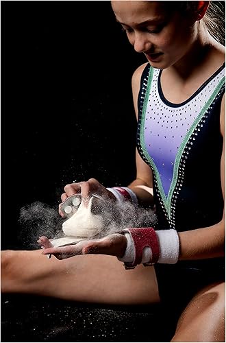 Miniatura 10 de LEVIERO Gymnastics Grips Set Narrow Squeeze, Grips for Gymnastics Girls, Dowel Grips with Soft Leather, Double Buckle Wrist Closure, and Adjustable