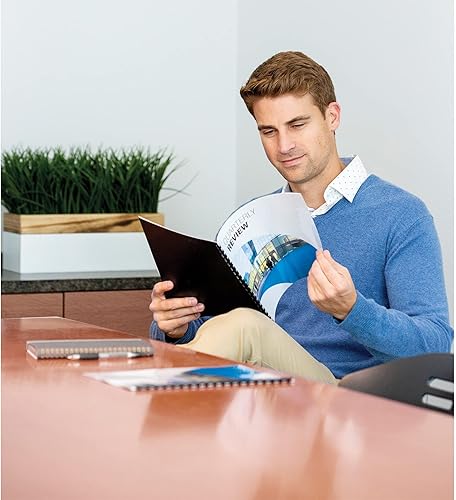 Miniatura 5 de Portadas Fellowes de PVC de alta transparencia para encuadernado, Transparente