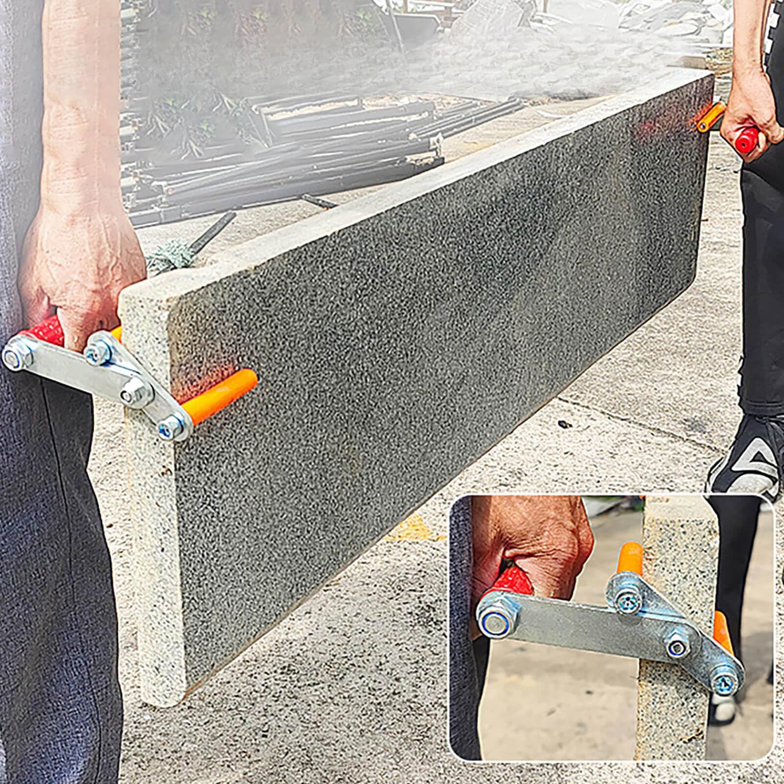 Schwerlast Trockenbau Tragehilfe mit rutschfestem Griff, Multifunktionales Plattenhebewerkzeug für Türen Granit Paneele Holzplatten, Ergonomisches Transportwerkzeug, for Handwerker Umzug Renovierung