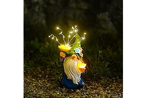 Solar Fireworks Gnomes for Magical Outdoor Décor